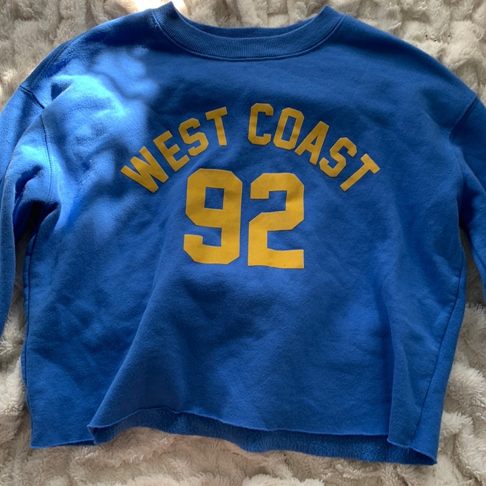 Cropped crewneck